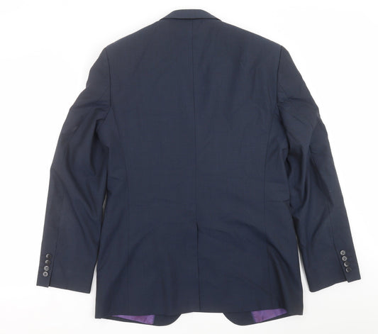Marks and Spencer Mens Blue Jacket Suit Jacket Size 38
