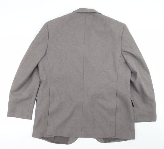 alexandre Mens Grey Jacket Suit Jacket Size 46