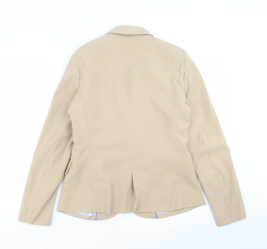Stradivarius Womens Beige Jacket Suit Jacket Size L