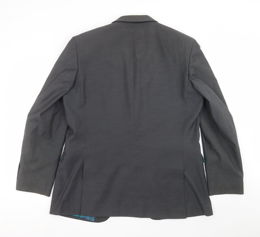 F&F Mens Grey Jacket Suit Jacket Size 42