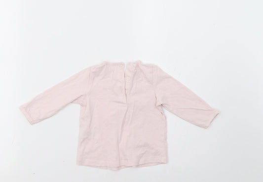Matalan Girls Pink Basic Casual Size 9-12 Months