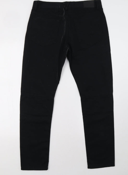 cyncal Womens Black Straight Jeans Size 32 L31 in