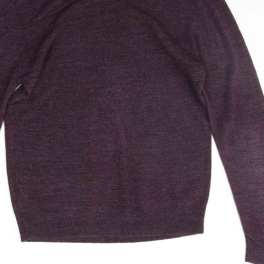 Cedar Wood State Womens Purple Pullover Jumper Size S