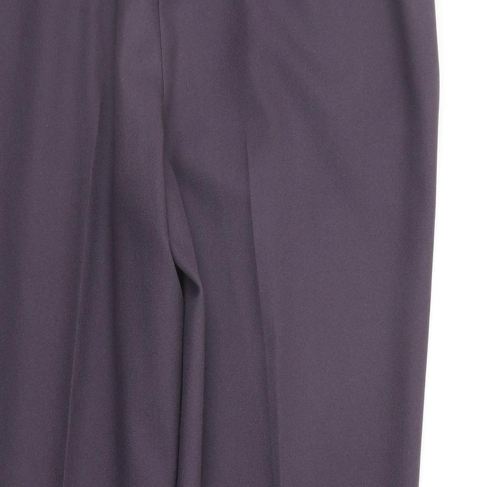 Papaya Womens Purple Trousers Size 14 L26 in