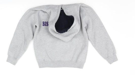papini Girls Grey Pullover Hoodie Size 7-8 Years