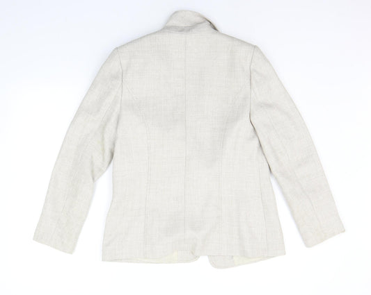 ISLE Essentials Womens Beige Jacket Suit Jacket Size 10
