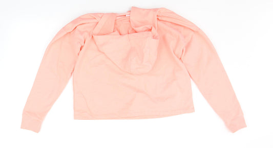 F&F Boys Orange Henley Hoodie Size 12-13 Years