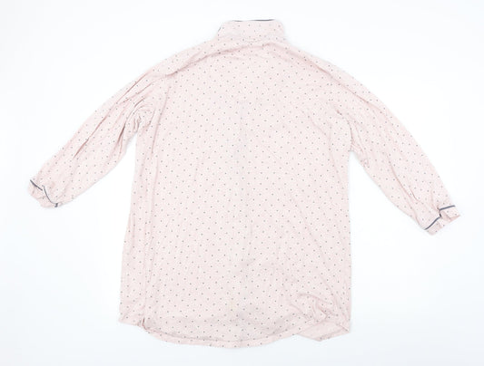 keep well Womens Pink Polka Dot Basic Button-Up Size 20