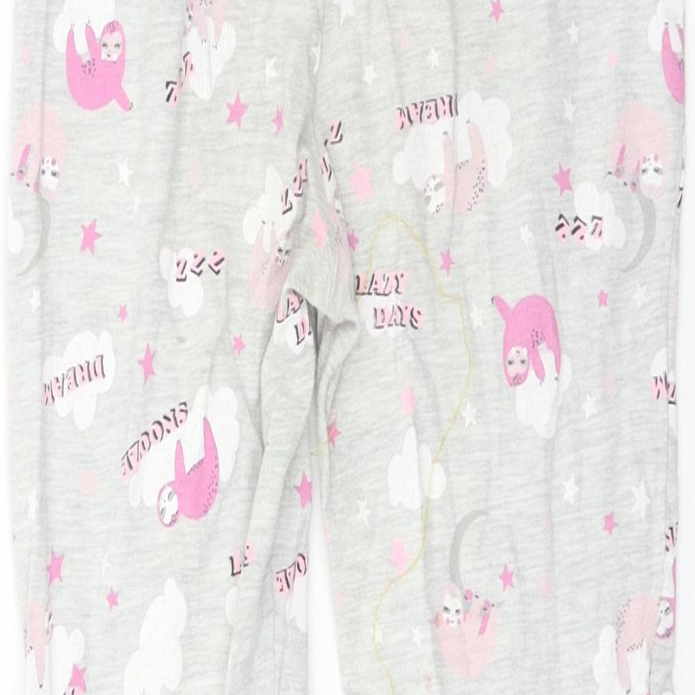 Primark Girls Grey Sweatpants Trousers Size 6-7 Years