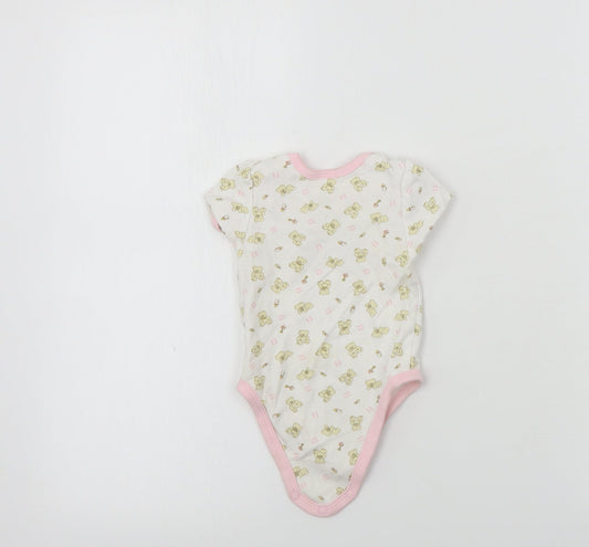 eddie&ella Girls White Babygrow One-Piece Size 3-6 Months