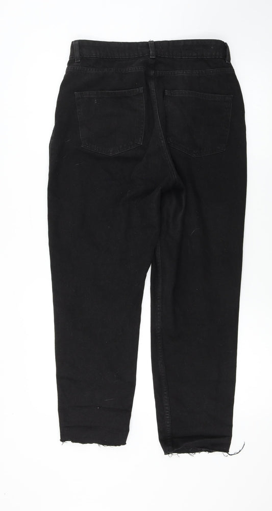 denim co Womens Black Straight Jeans Size 10 L24 in