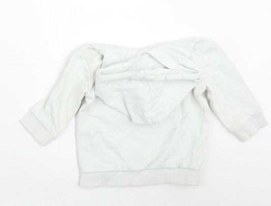 River Island Girls White Pullover Jumper Size 12-18 Months
