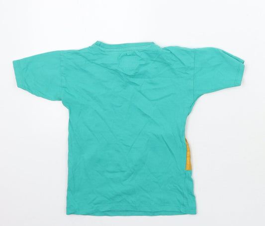 Steel & Jelly Boys Green Basic T-Shirt Size 2-3 Years
