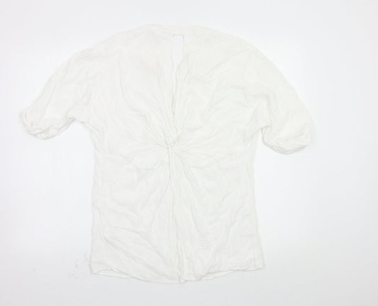 river island Womens White Basic Blouse Size 10