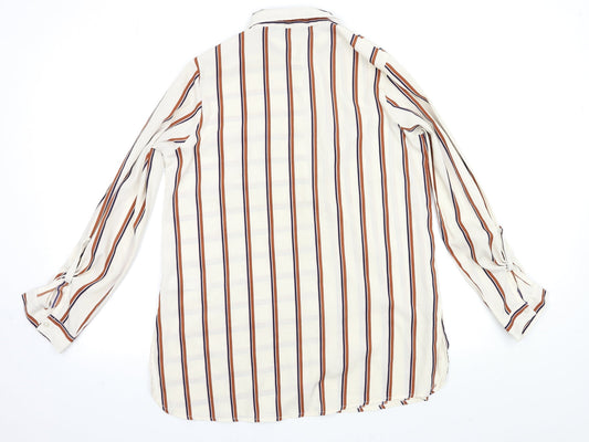 New Look Womens Multicoloured Polka Dot Basic Blouse Size 10