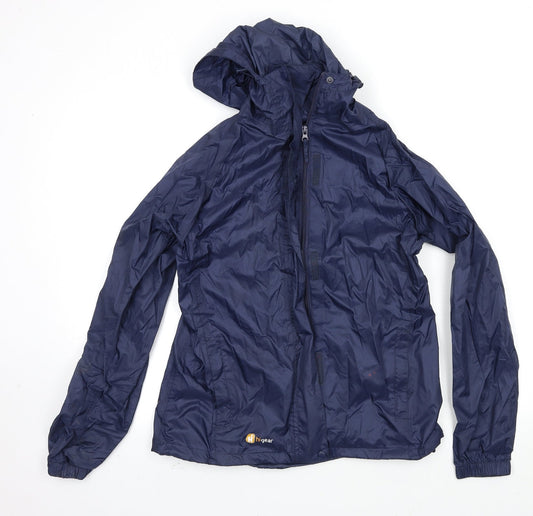 Hi Gear Womens Blue   Anorak Coat Size 12
