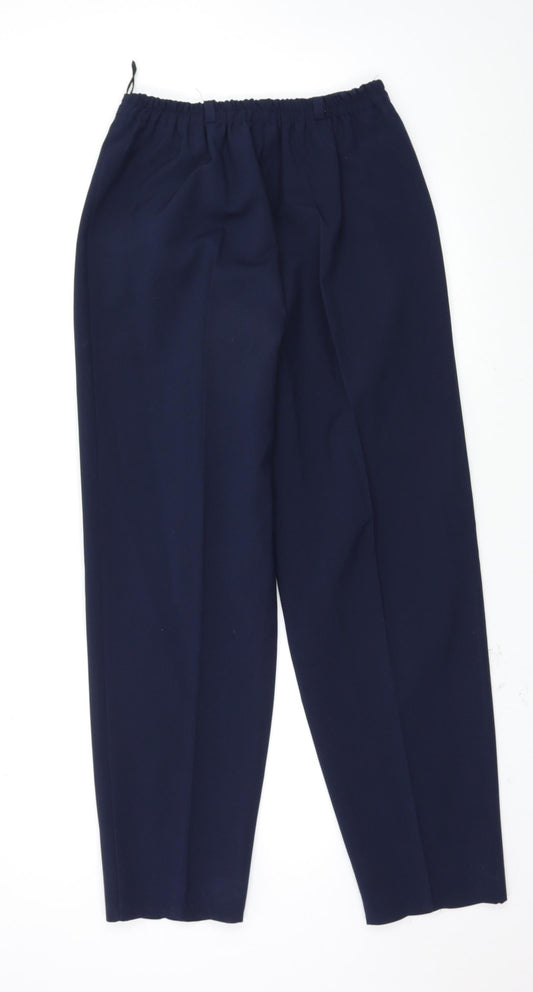 design essentials Womens Blue Trousers Size 12 L28 in