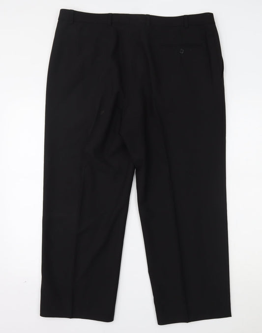 Marks and Spencer Womens Black Trousers Size 40 L29 in