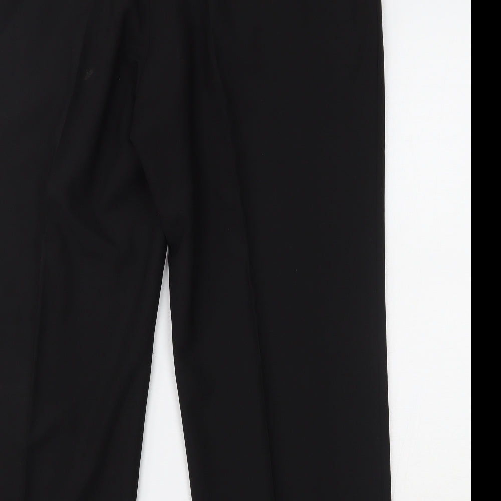 Marks and Spencer Womens Black Trousers Size 40 L29 in