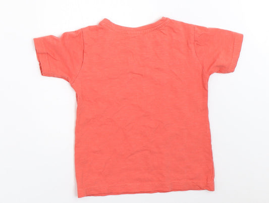 Urban Rascals Boys Orange Basic T-Shirt Size 3 Years