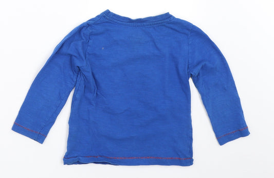 Primark Boys Blue Basic T-Shirt Size 2-3 Years
