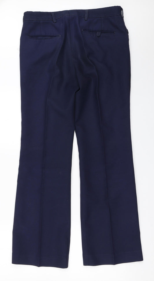 Preworn Womens Blue Trousers Size 32 in L31.5 in
