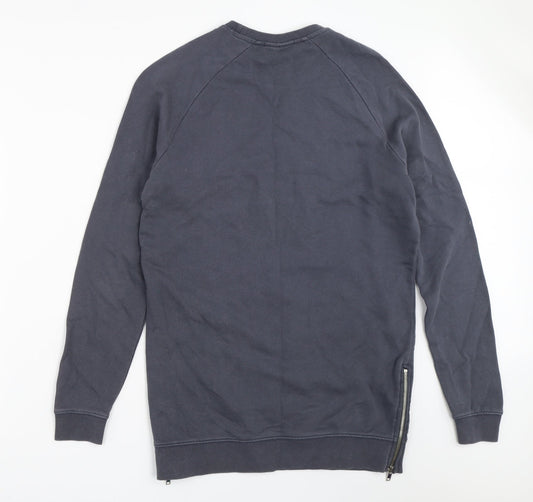 ASOS Womens Grey Pullover Sweatshirt Size S
