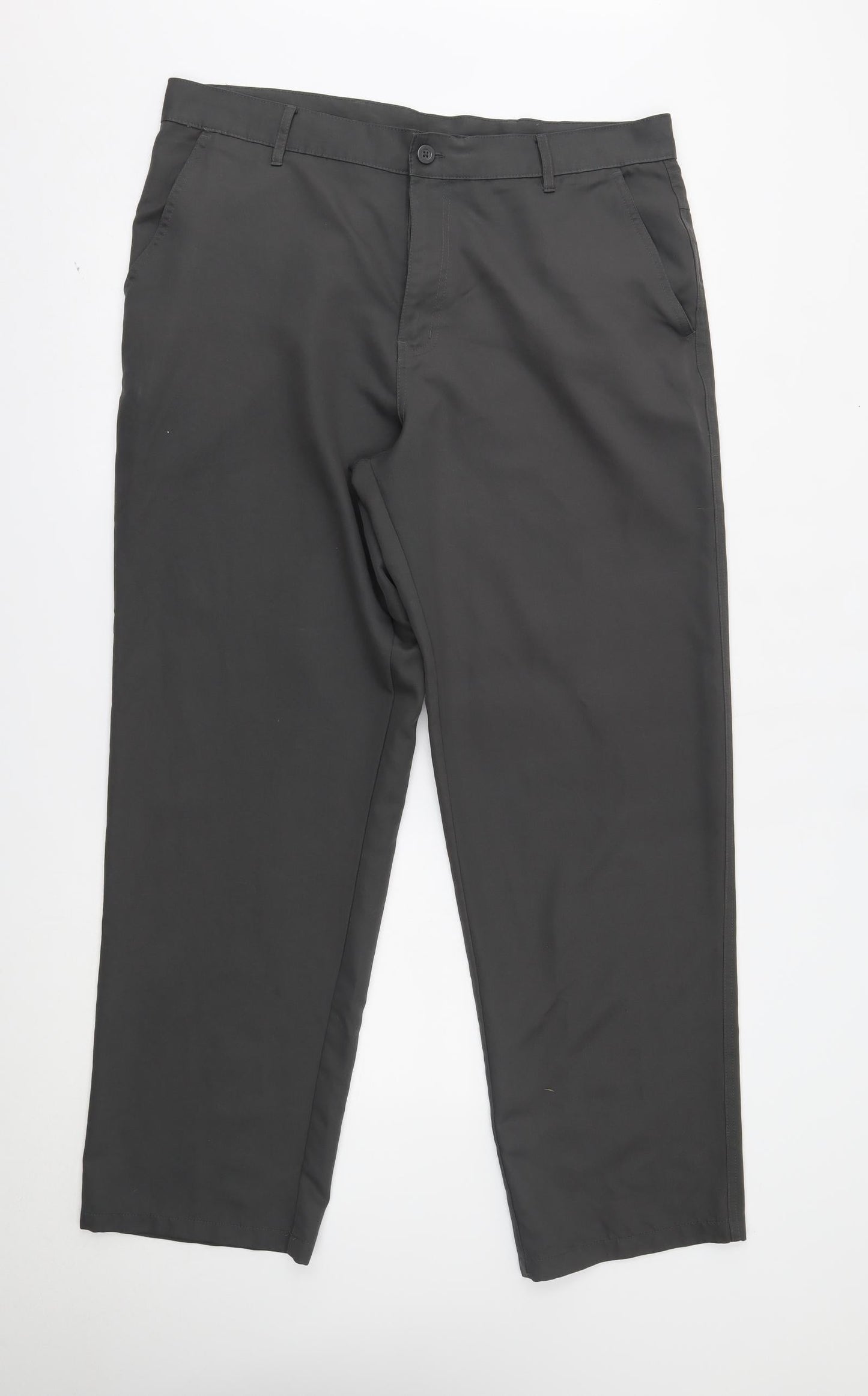 Dunlop Womens Grey Trousers Size 38 L29 in