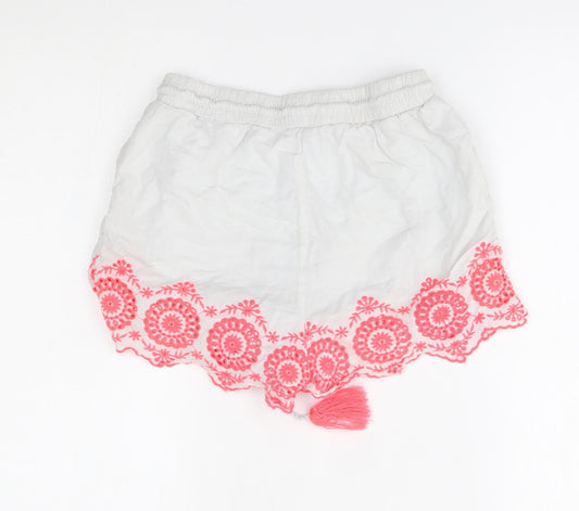 Primark Girls Grey Sweat Shorts Size 6 Years -
