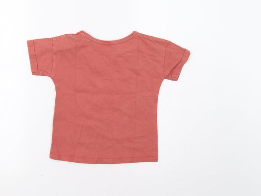 TU Girls Pink Basic T-Shirt Size 5 Years - Face
