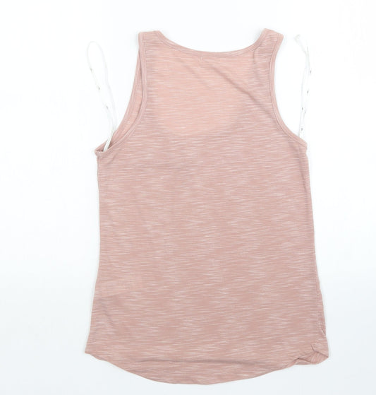 New Look Womens Pink Basic Tank Size 6