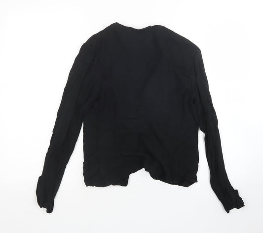 Miss Selfridge Womens Black Cardigan Jumper Size 6