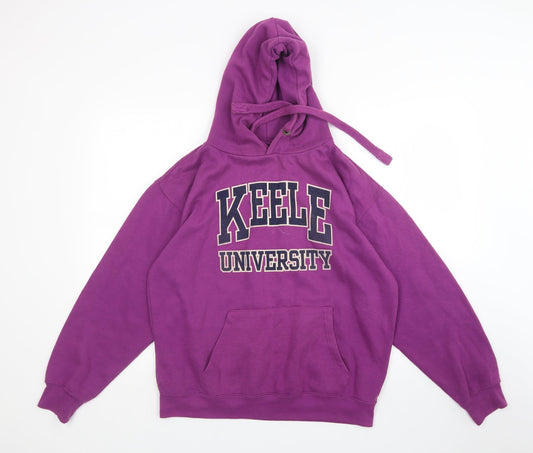 Preworn Womens Purple Pullover Hoodie Size M
