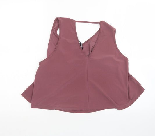 FOREVER 21 Womens Pink Basic Blouse Size M