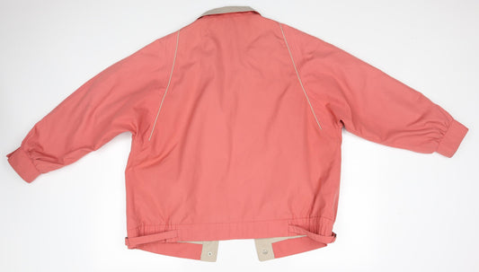 Telemac Womens Pink Jacket Size 14
