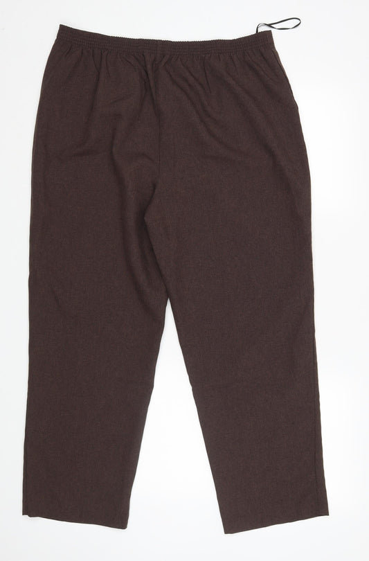 BM Womens Brown Dress Pants Trousers Size 16 L26 in