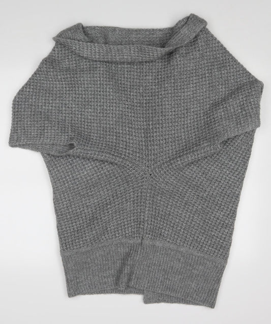 Matalan Womens Grey Cardigan Jumper Size 16