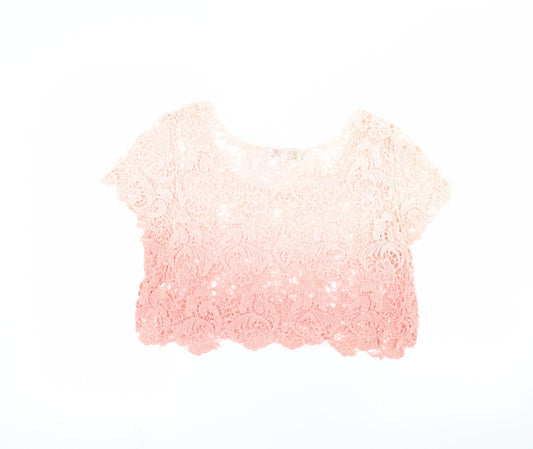 Cameo Womens Pink Basic T-Shirt Size M