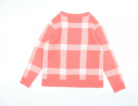 PEP&co Womens Orange Pullover Jumper Size M