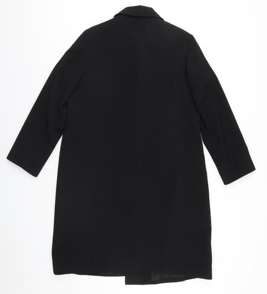 Marks and Spencer Womens Black Overcoat Coat