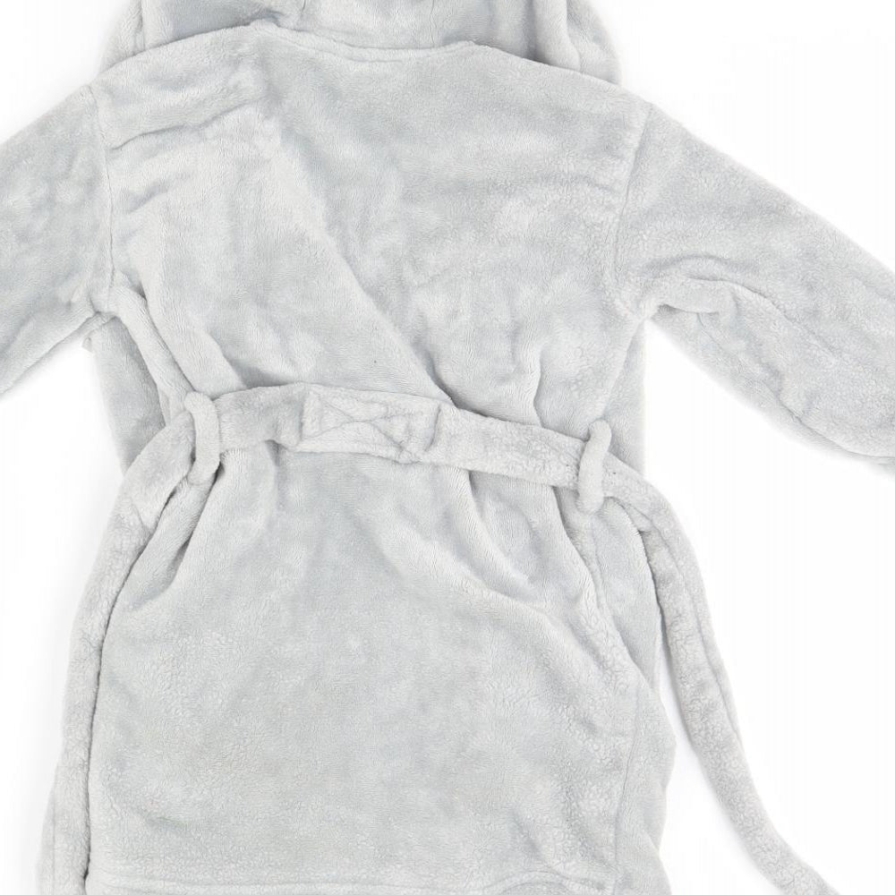 BHS Girls Grey Solid Gown Size 2-3 Years