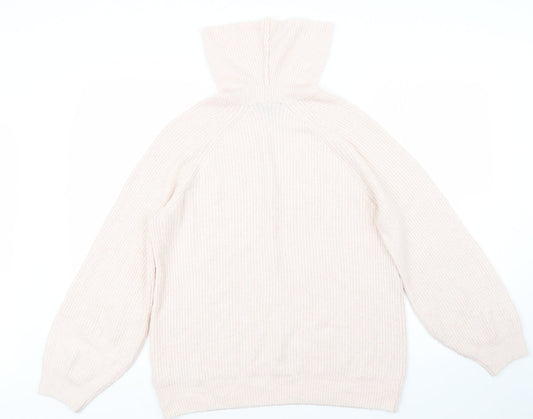 Topshop Womens Pink Knit Pullover Jumper Size 10