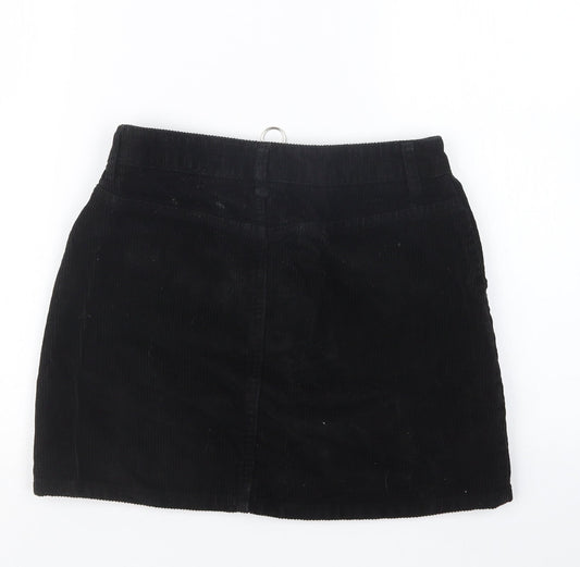Topshop Womens Black Straight & Pencil Skirt Size 8