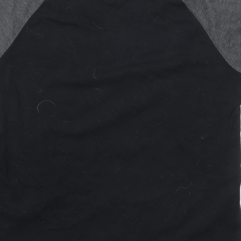 Preworn Boys Black Basic T-Shirt Size 8-9 Years - Everton