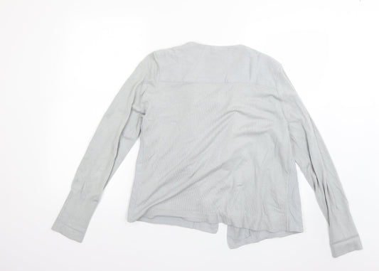 Marks and Spencer Womens Grey Cardigan Jumper Size 14
