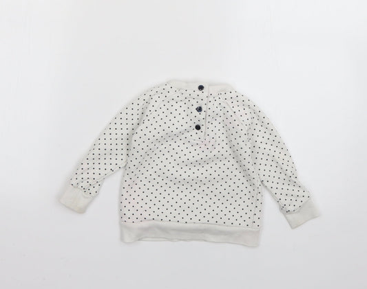 Primark Baby Multicoloured Polka Dot Pullover Jumper Size 9-12 Months