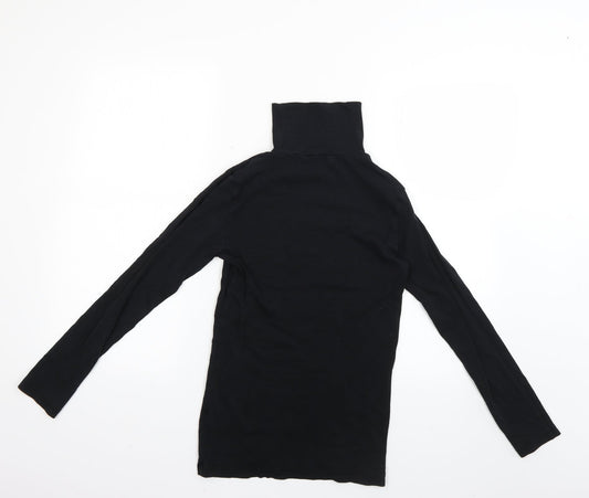 Peacocks Womens Black Basic Blouse Size 12