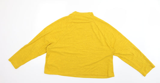 H&M Womens Yellow Pullover Jumper Size L