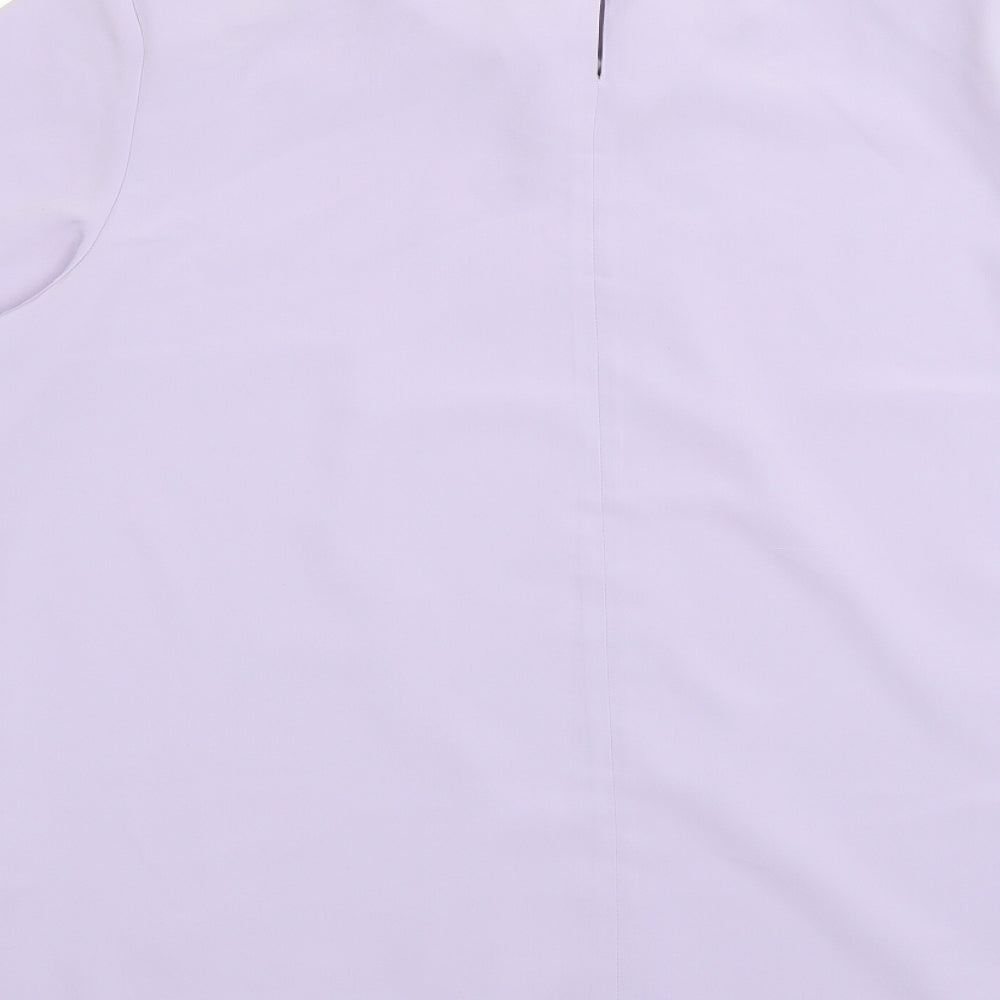 fashion collection Womens Purple Basic Blouse Size 18