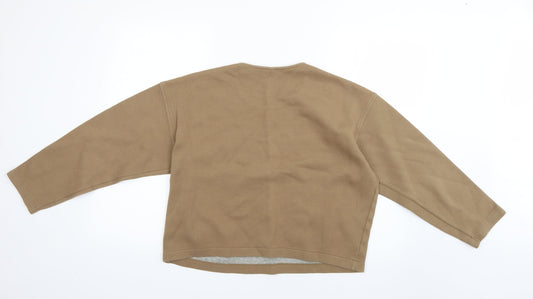 Preworn Womens Brown Pullover Jumper Size M